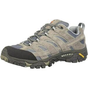 Merrell Moab 2 Vented Leather/Mesh Hiking Shoe - Tan/Blue - EU 39/US 8.5